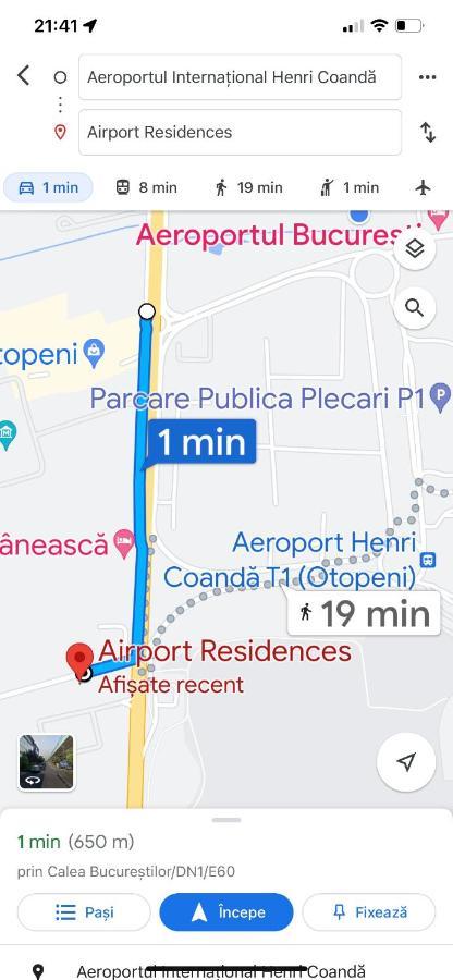 Welcome To Bucharest Airport Residences & Therme-Self Check-In Otopeni Exteriör bild